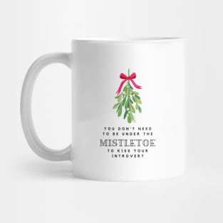 Funny Introvert Christmas Quote Mug